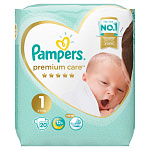 Pampers Подгузники Premium Care Newborn 20шт 2-5кг